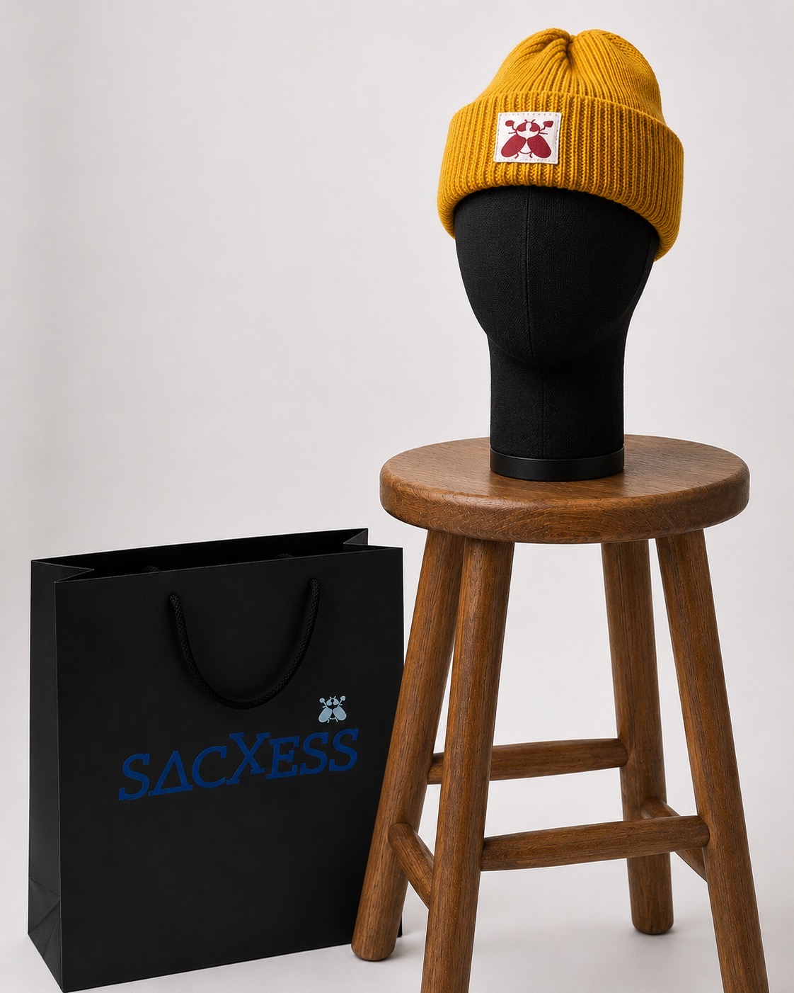 Sacxess Fisherman Beanie — Mustard