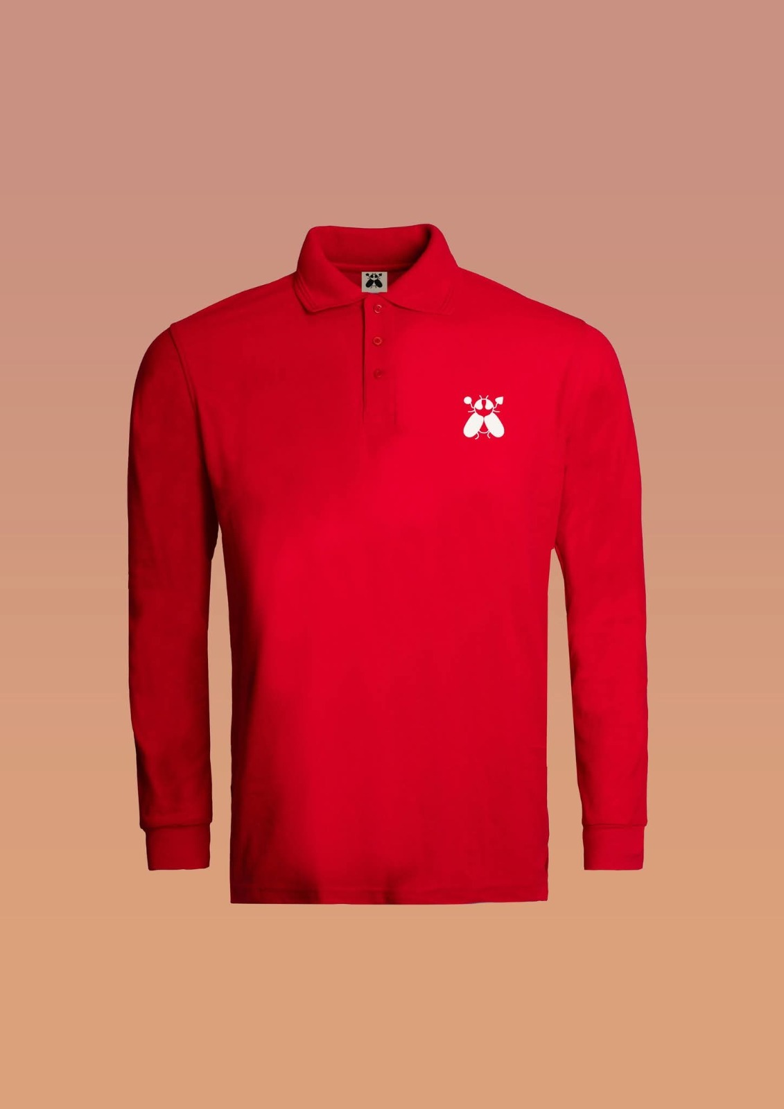 Sacxess Long Sleeve Golf T-Shirt — Red