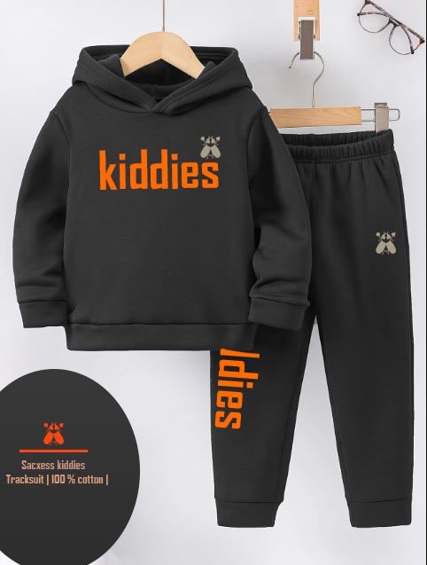 Sacxess Kiddies Tracksuit — Black