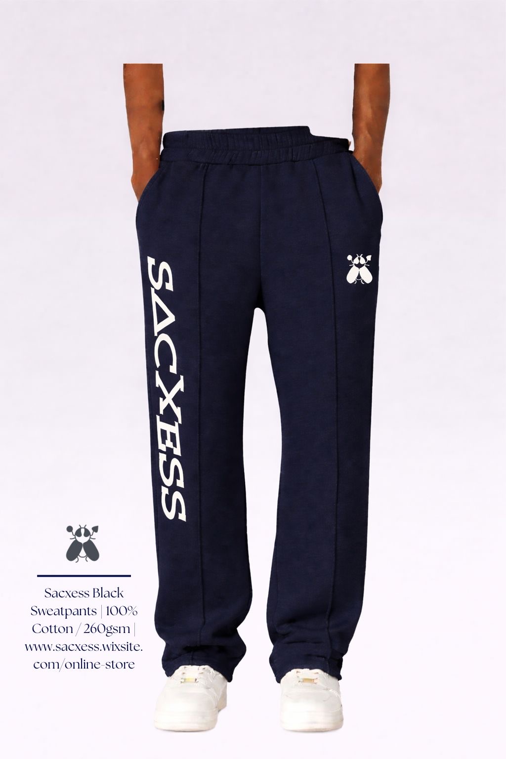 Fleece Sweatpant — Navy