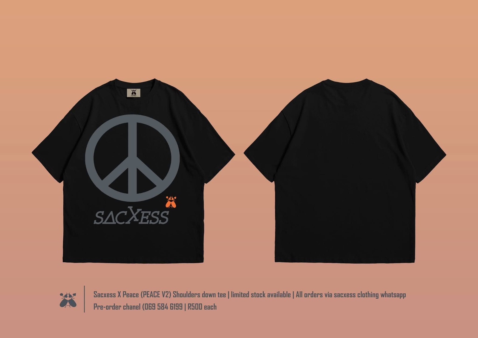 Sacxess x Peace Ed. 2 Boxy Tee